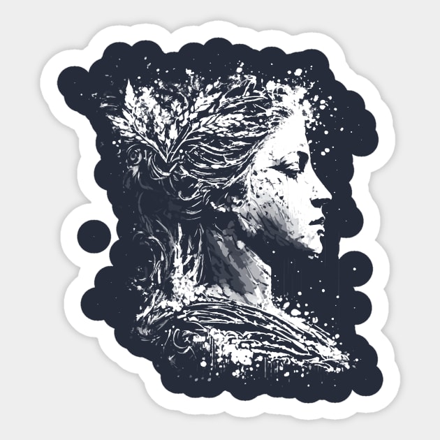 Demeter - Greek Goddess of the Grain Sticker by Stalwarthy